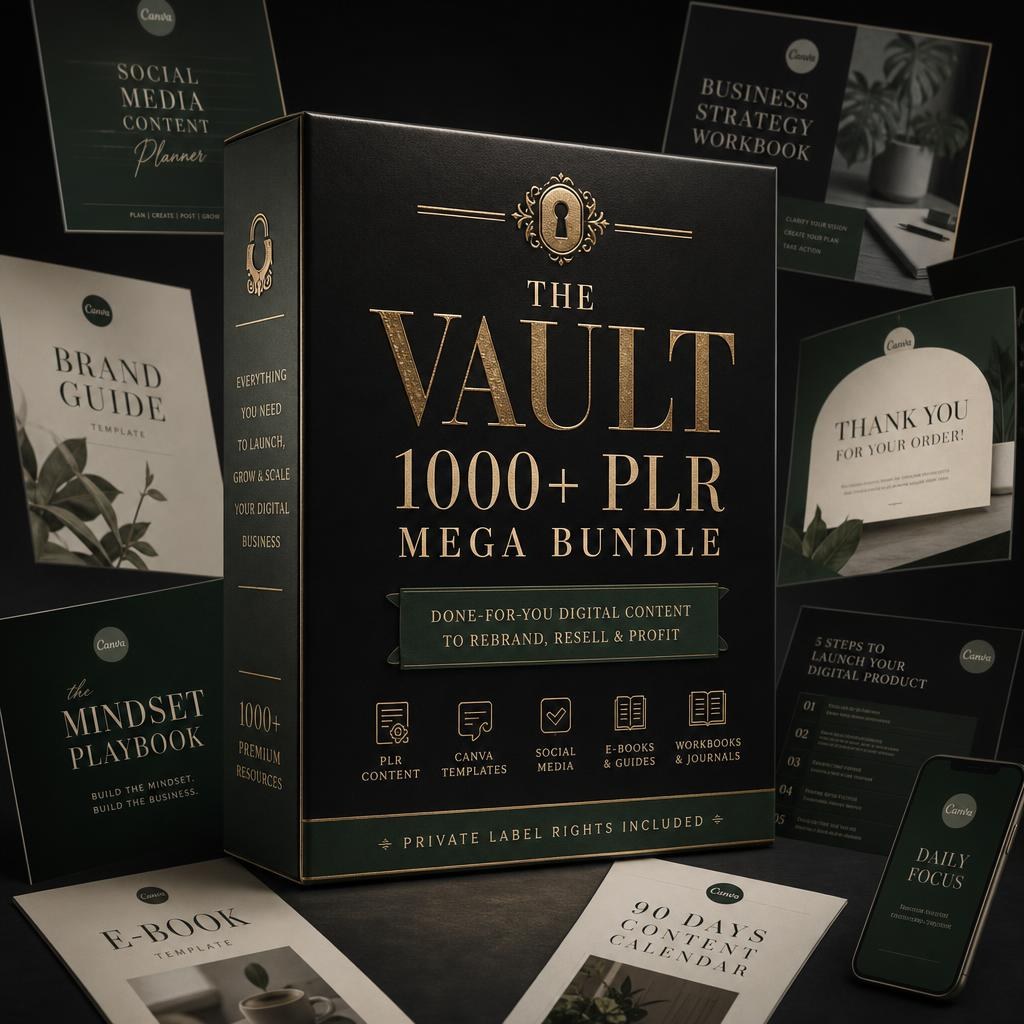 The Vault — 1000+ PLR Mega Bundle